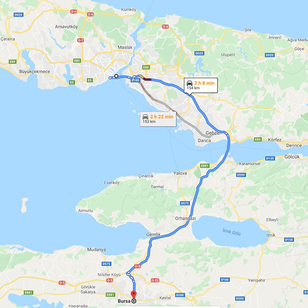 Istanbul to Bursa Uludag Taxi Transfers Al s Taxi